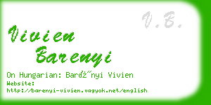 vivien barenyi business card